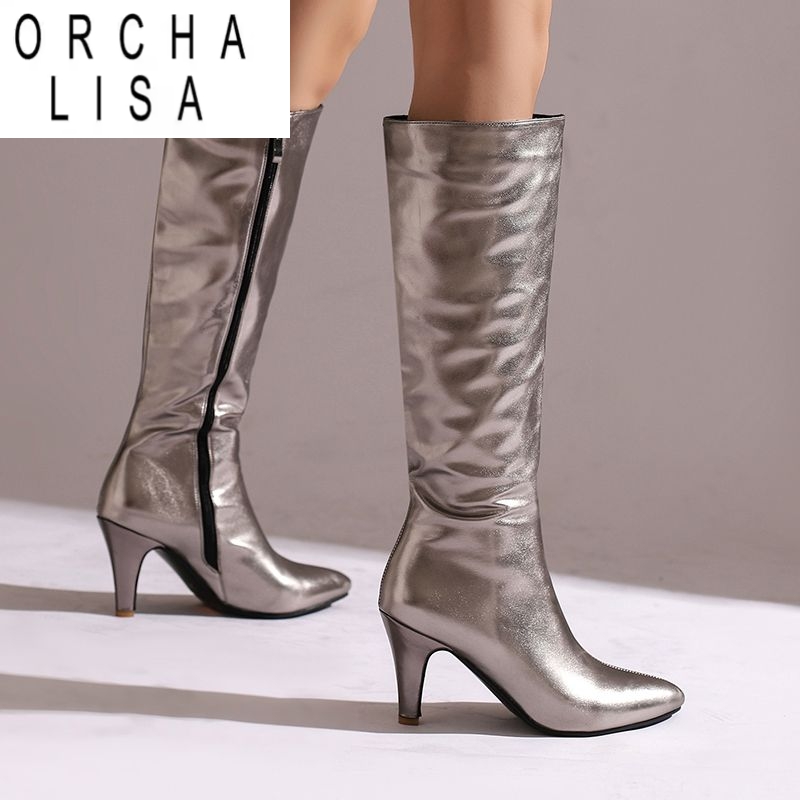 ORCHA LISA 2024 Fashion Knee H - Zip Up Boots Short 评论和价格