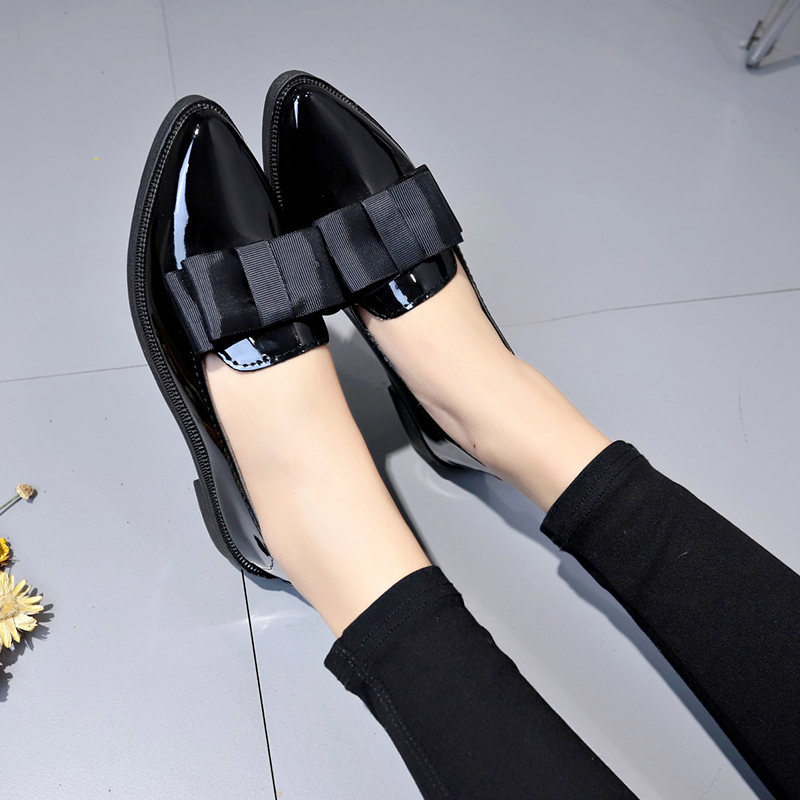 Black/ Wine Red Patent Leather - Women Shoes Formal 评论和价格