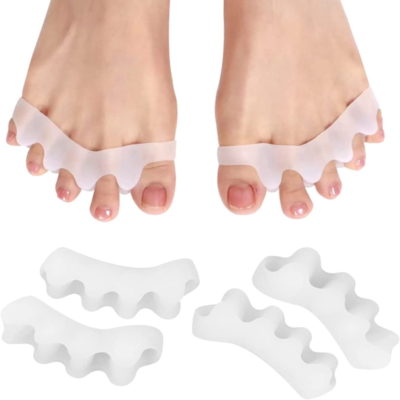 1 Pair Silicone Toe Separators - Women'S Shoes With Bunions 评论和价格