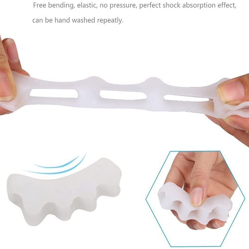 1 Pair Silicone Toe Separators - Women'S Shoes With Bunions 评论和价格