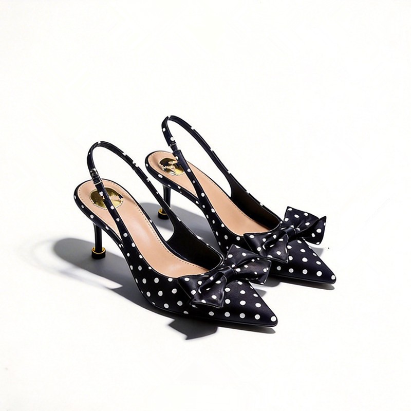 Women's Polka Dot High Heels S - Women'S Shoes Kitten Heels 评论和价格