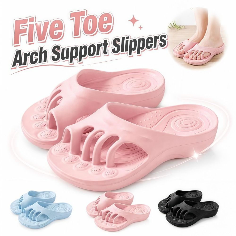 EVA Five Toe Slide Sandals Non - Women'S Shoes With Bunions 评论和价格