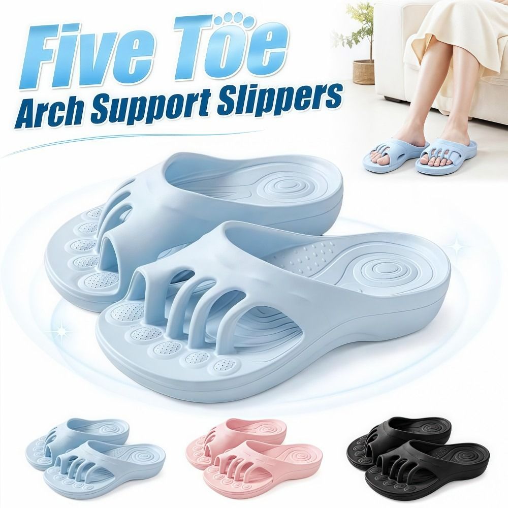 EVA Five Toe Slide Sandals Non - Women'S Shoes With Bunions 评论和价格